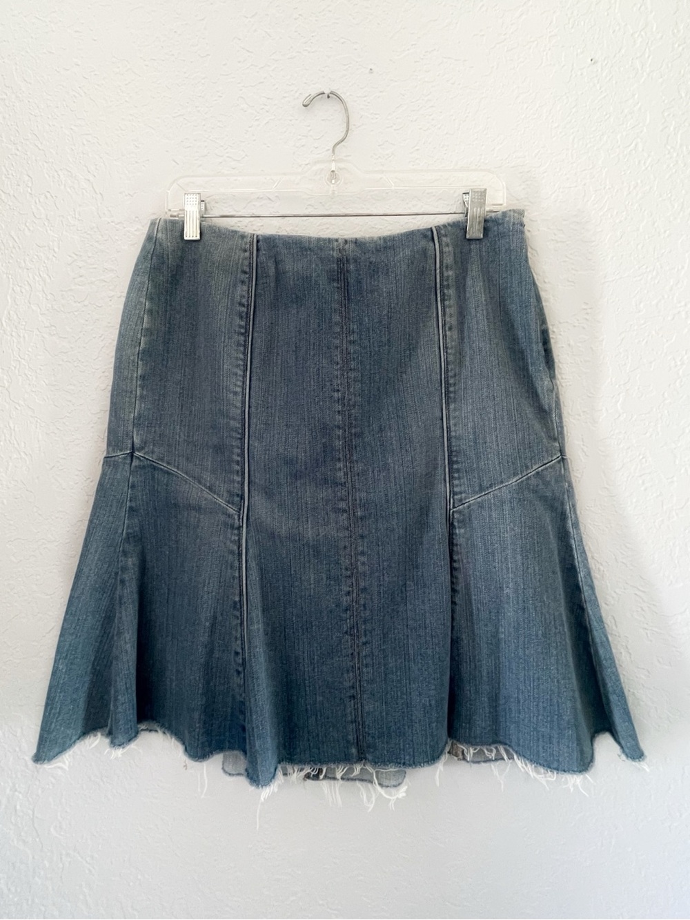 White House Black Market  Classic A-Line Denim Skirt - Blue